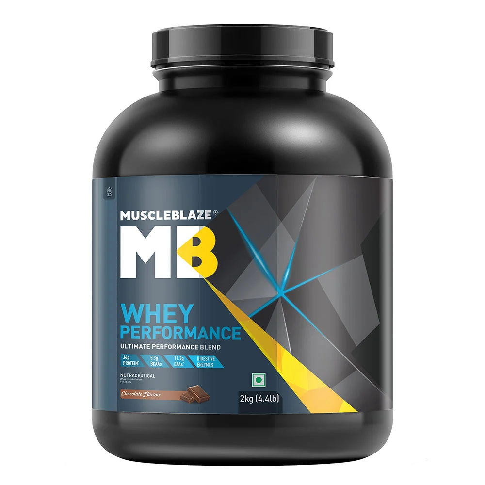 MB MuscleBlaze Whey Performance Protein, 2 kg (4.4 lb)